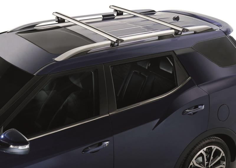 BARRES TRANSVERSALES ALU FORD RANGER 2023+ DOUBLE ET SUPER CABINE OEM WILDTRAK