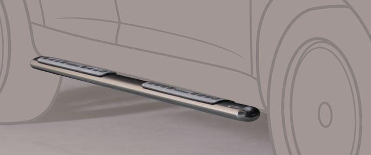 Tubes Marche Pieds Ovale Inox Design Subaru Tribeca 2006/2007