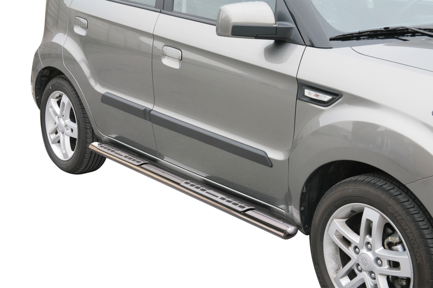 TUBES MARCHE PIEDS OVALE INOX  DESIGN KIA SOUL 2009+