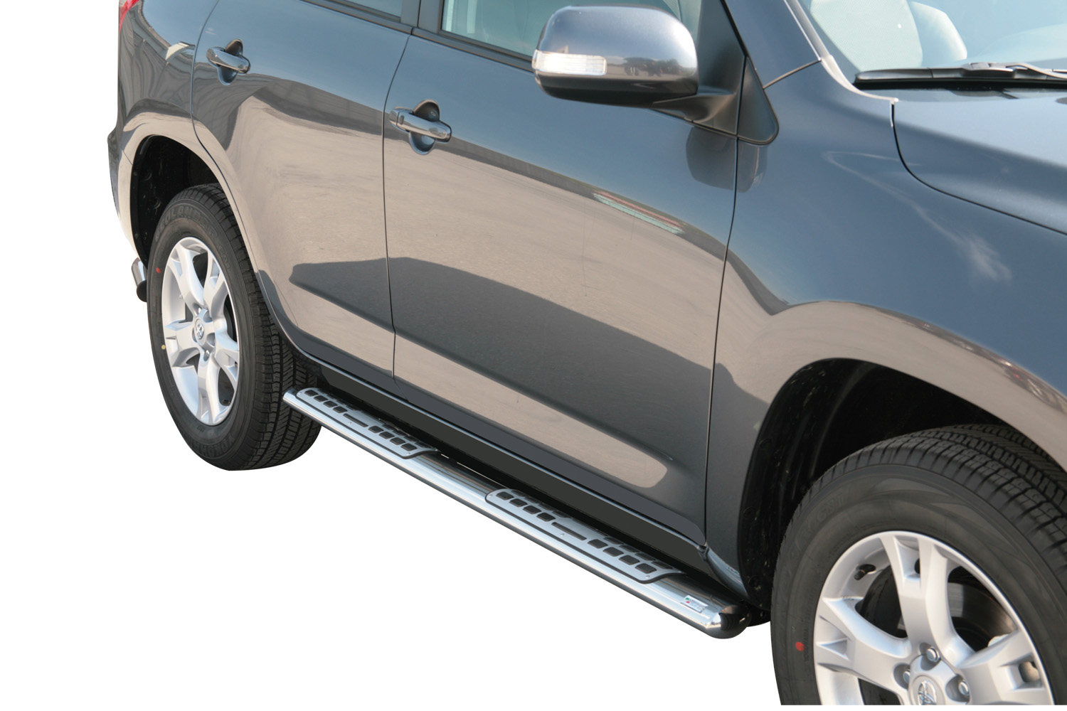 TUBES MARCHE PIEDS OVALE INOX  DESIGN TOYOTA RAV4 2009+
