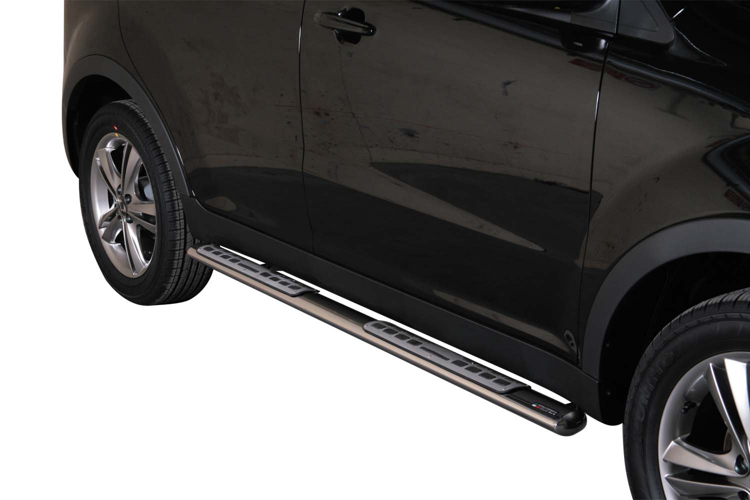 Tubes Marche Pieds Ovale Inox Design Ssangyong Korando 2011+