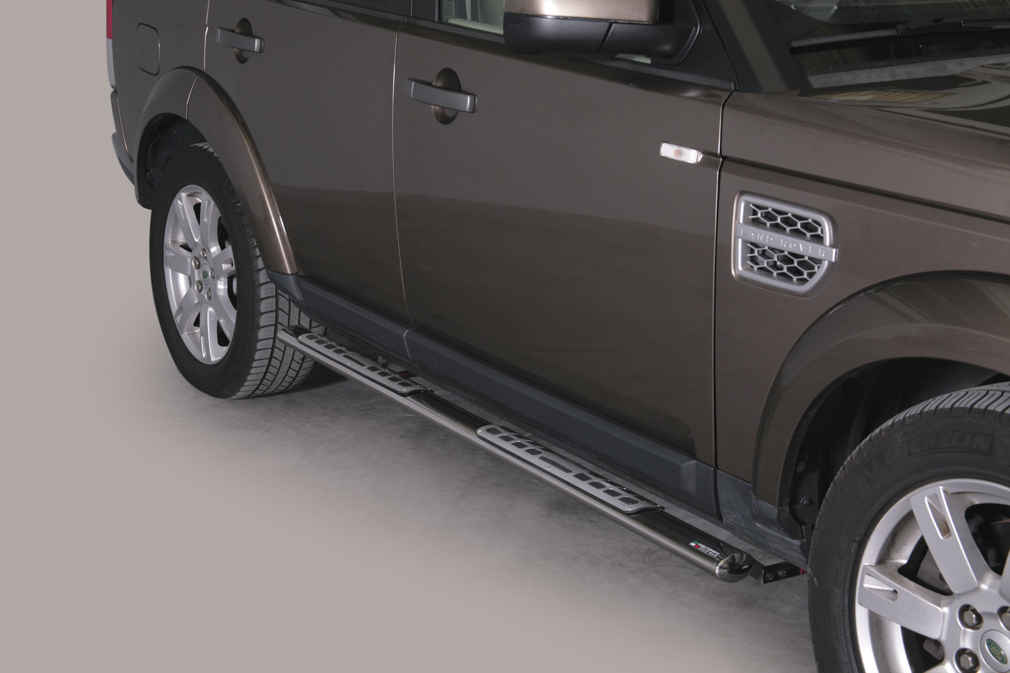 TUBES MARCHE PIEDS OVALE INOX DESIGN LANDROVER DISCOVERY 4 2012+