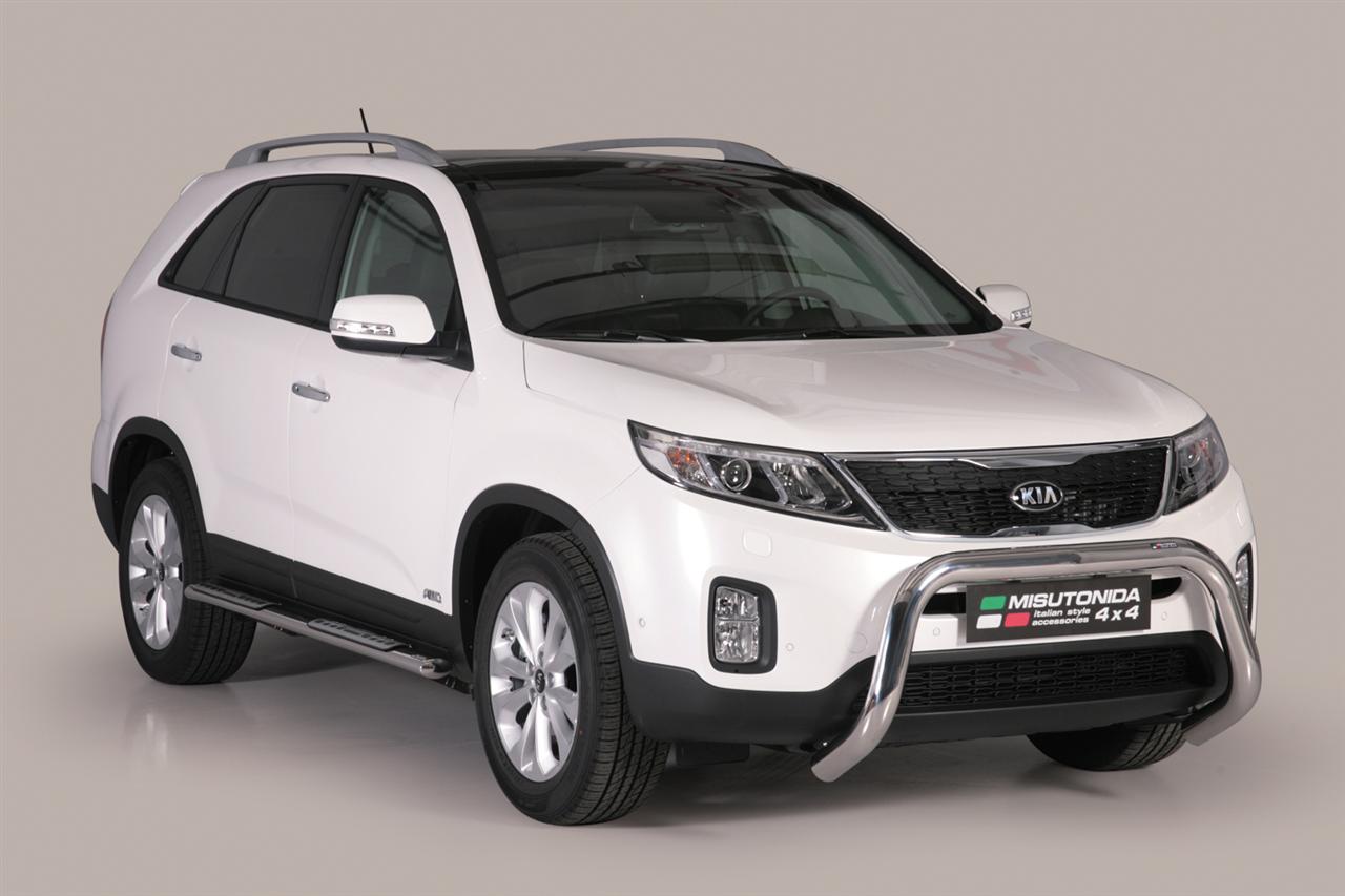 TUBES MARCHE PIEDS OVALE INOX DESIGN KIA SORENTO 2012/2015