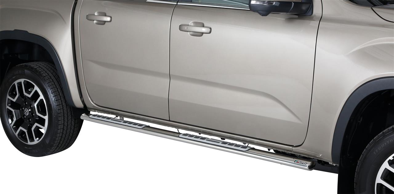 TUBES MARCHE PIEDS OVALE INOX DESIGN VOLKSWAGEN AMAROK 2023+ DOUBLE CABINE_DUPLICATE