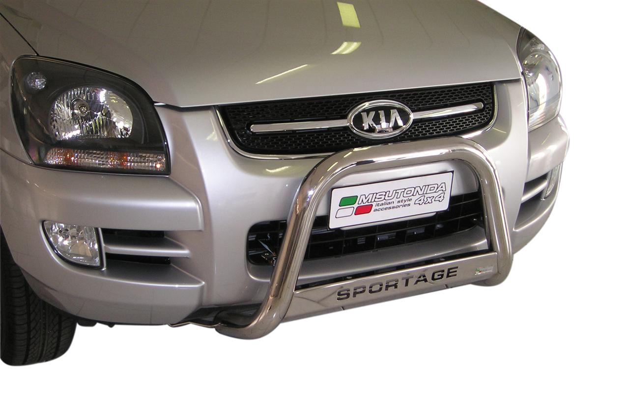 MEDIUM BAR INOX Ø 63 KIA SPORTAGE 2004/2008 + CE
