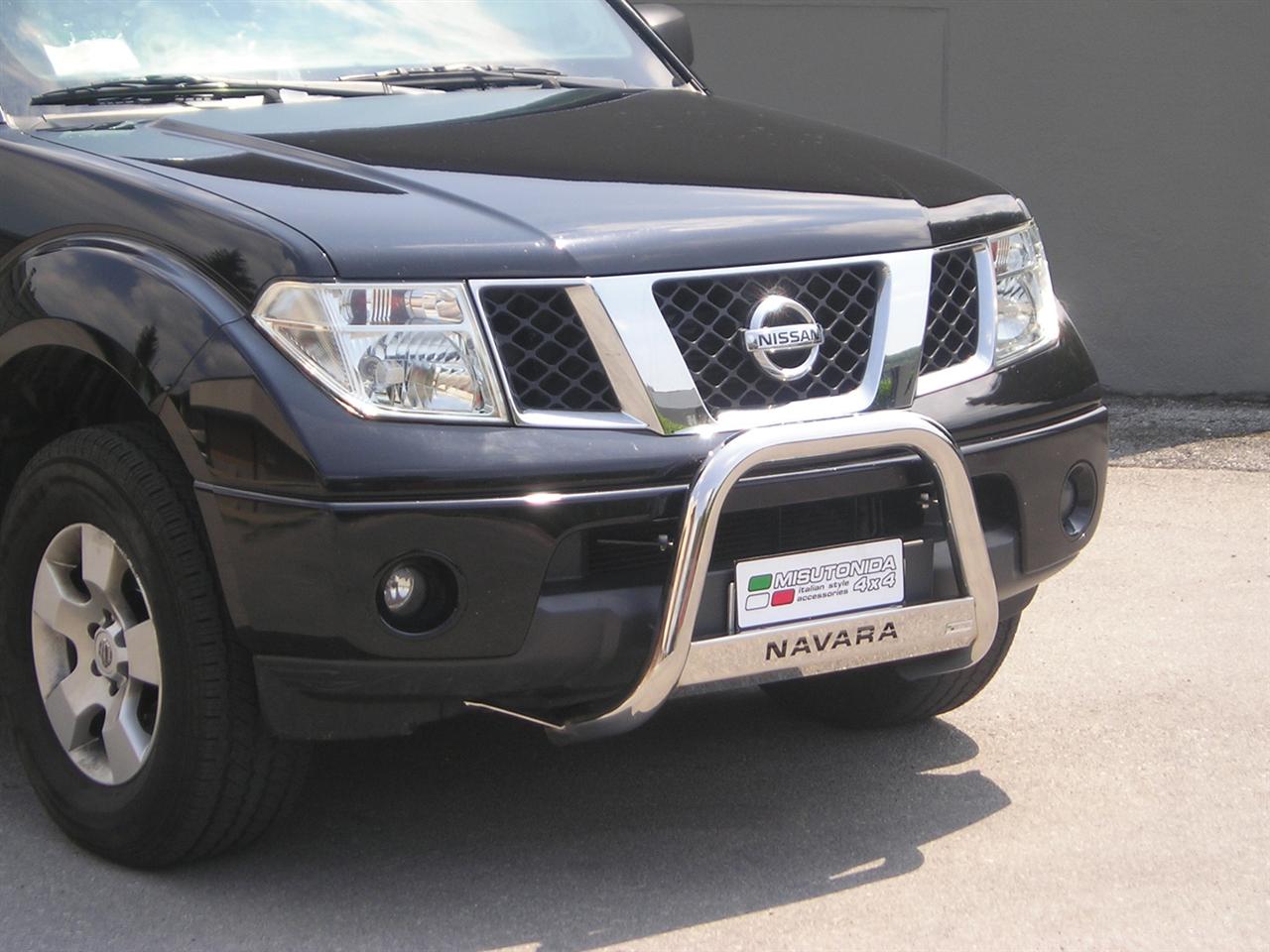 MEDIUM BAR INOX Ø 63 NISSAN NAVARA D40 2005/2010 + CE