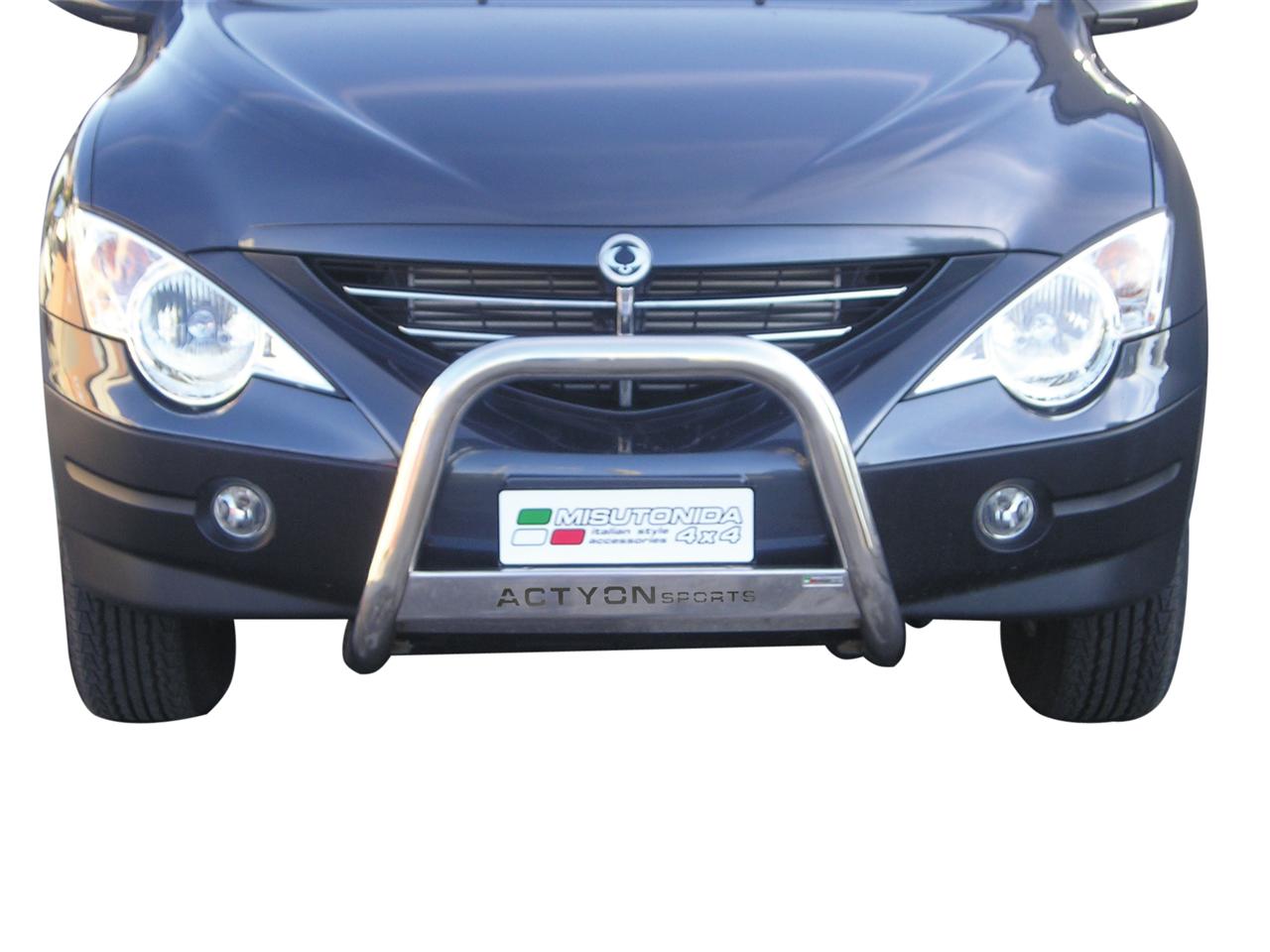 MEDIUM BAR INOX Ø 63 SSANGYONG ACTYON SPORT 2006+ CE