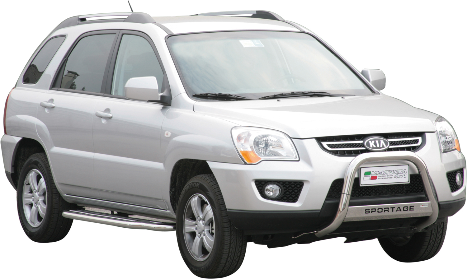 MEDIUM BAR INOX Ø 63 KIA SPORTAGE 2008/2010 CE