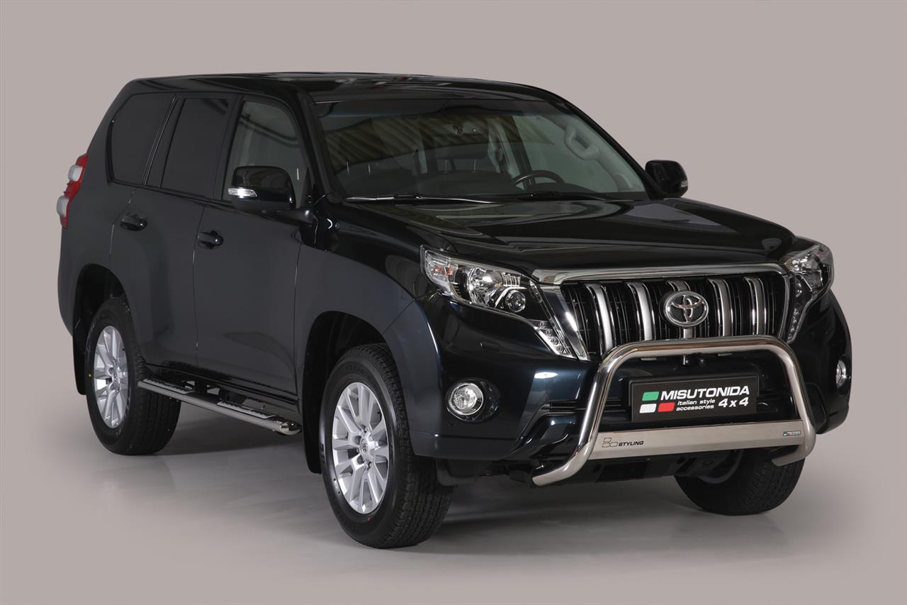 MEDIUM BAR INOX Ø 63 TOYOTA LC150 2014+ CE (COMPATIBLE CAMERA) 