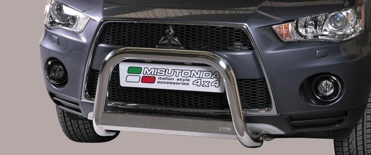 MEDIUM BAR INOX Ø 63 MITSUBISHI OUTLANDER 2010+ CE