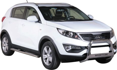 MEDIUM BAR INOX Ø 63 KIA SPORTAGE 2010+ CE