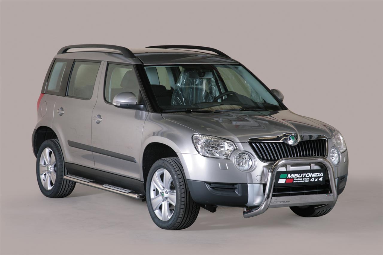 MEDIUM BAR INOX Ø 63 SKODA YETI 2011+ CE