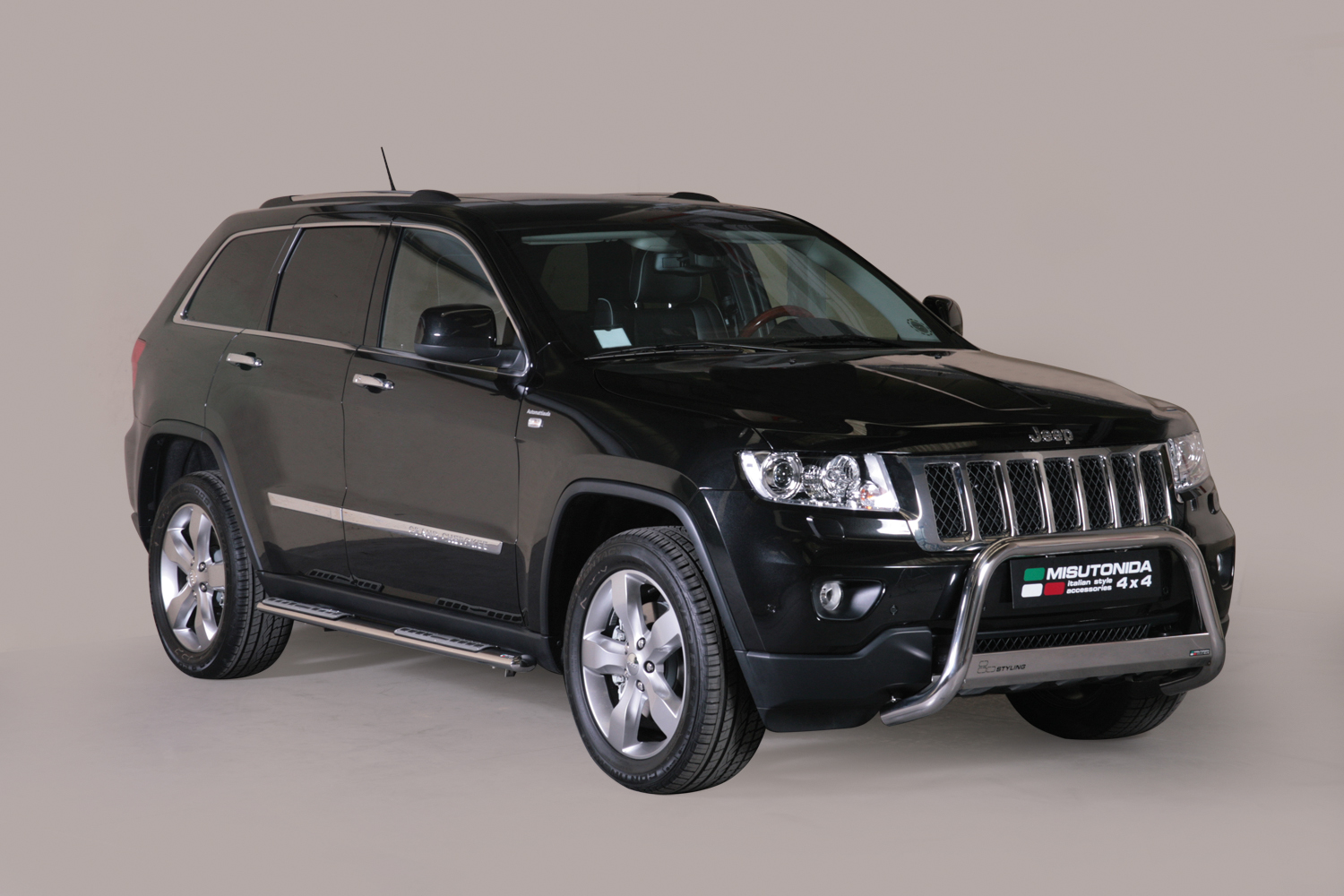 MEDIUM BAR INOX Ø 63 JEEP GRAND CHEROKEE 2011/2014 NON COMPATIBLE AV CAPT