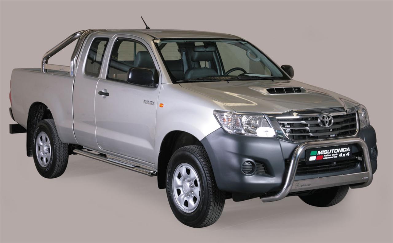 MEDIUM BAR INOX Ø 63 TOYOTA VIGO/HILUX 2011+ CE