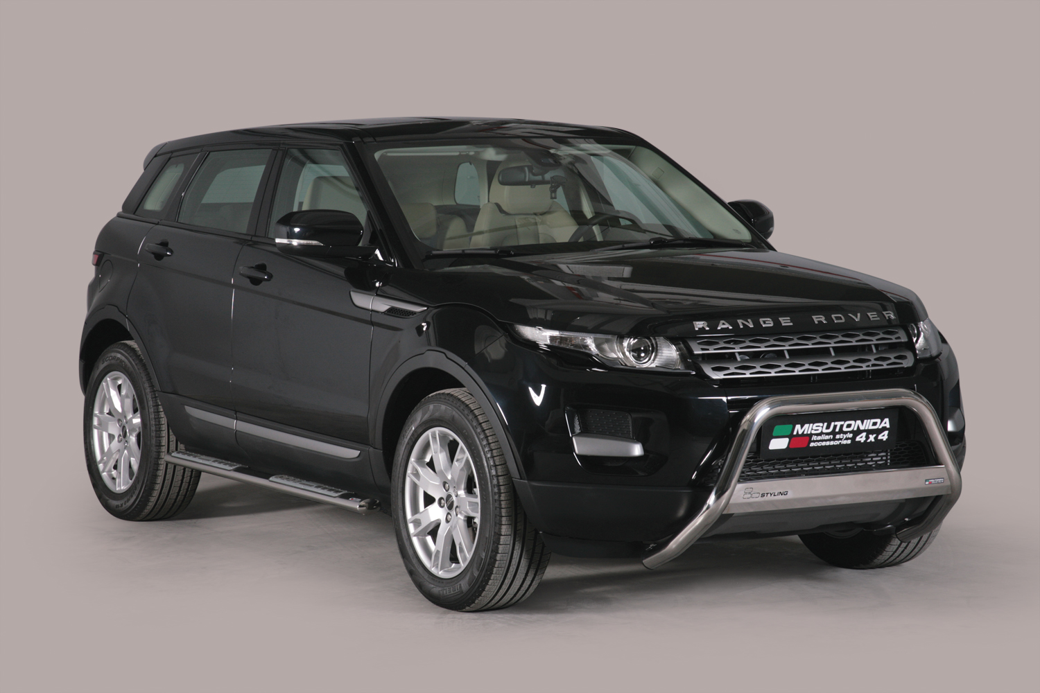 MEDIUM BAR INOX Ø 63 RANGE ROVER EVOQUE 2012+ CE NON COMP CAPTEURS