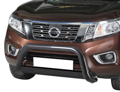 MEDIUM BAR INOX THERMOLAQUE NOIR Ø 63 NISSAN NAVARA NP300 2016+ CE