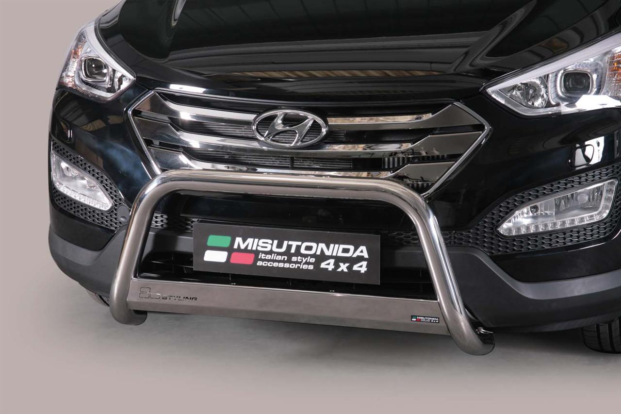 MEDIUM BAR INOX Ø 63 HYUNDAI SANTA FE 2012+ CE
