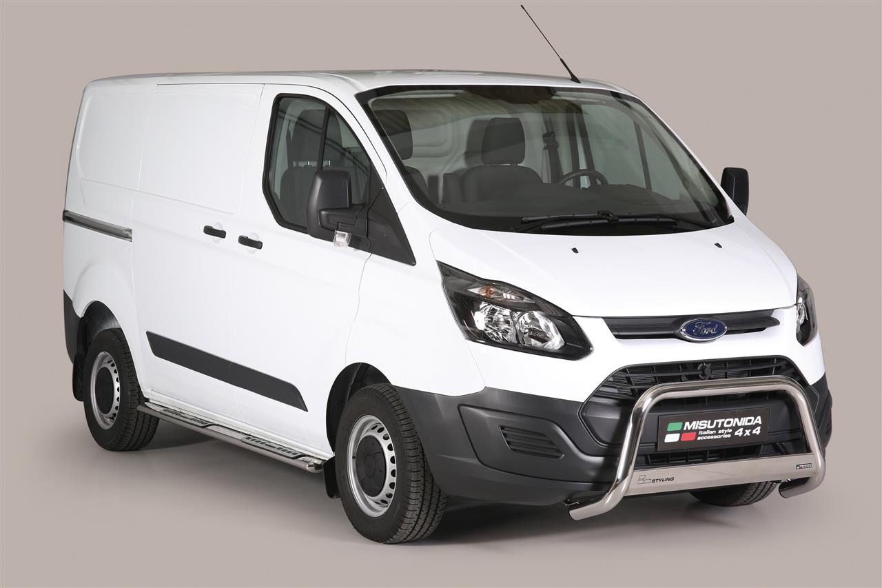 MEDIUM BAR INOX Ø 63 FORD TRANSIT CUSTOM 2013+ CE
