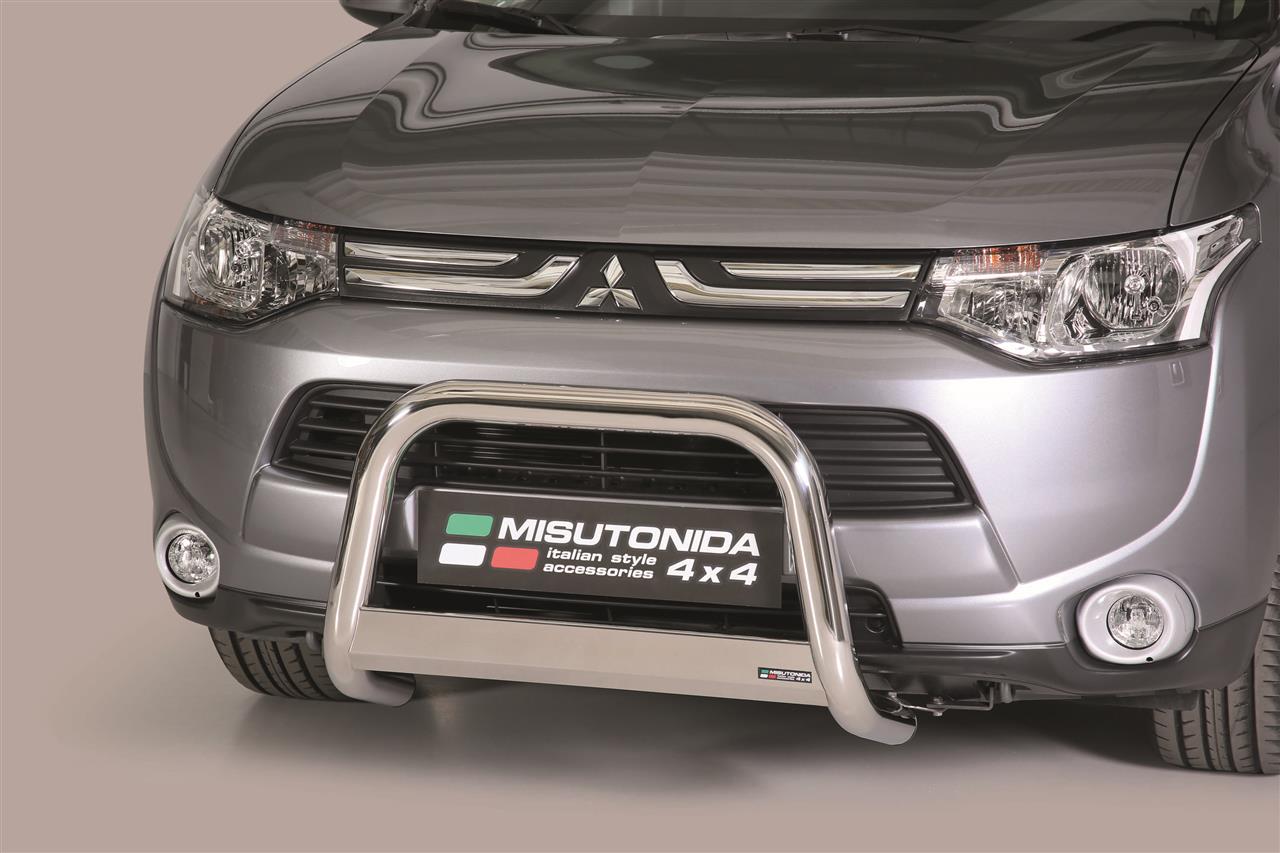 MEDIUM BAR INOX Ø 63 MITSUBISHI OUTLANDER 2013/2015 CE