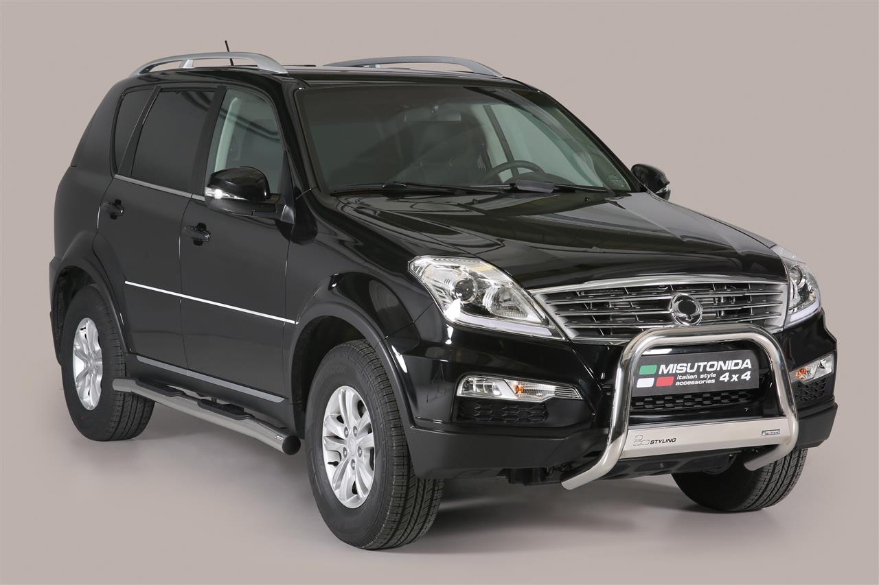 MEDIUM BAR INOX Ø 63 SSANGYONG REXTON W 2013+ CE