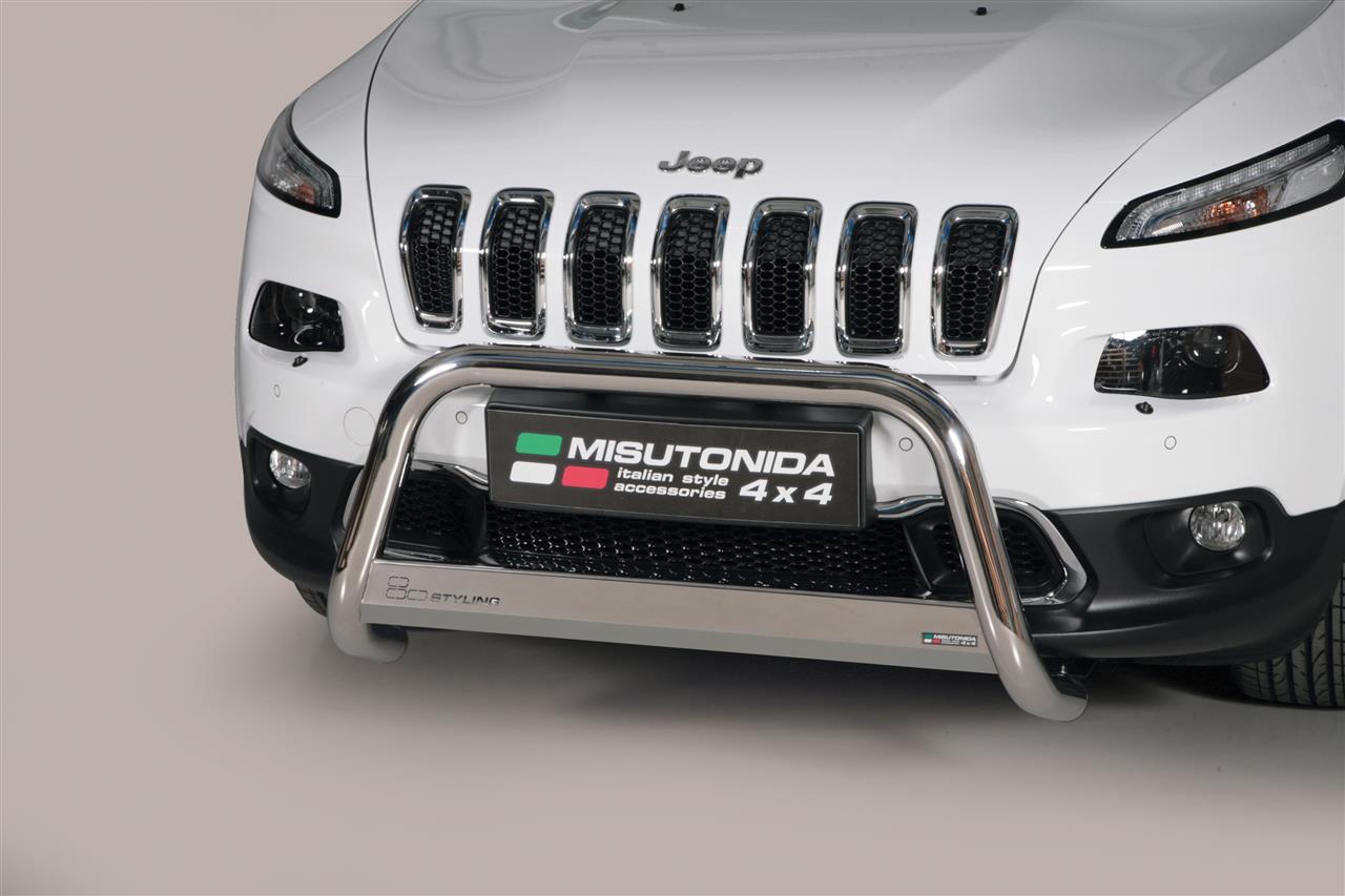 MEDIUM BAR INOX Ø 63 JEEP CHEROKEE 2014+ CE