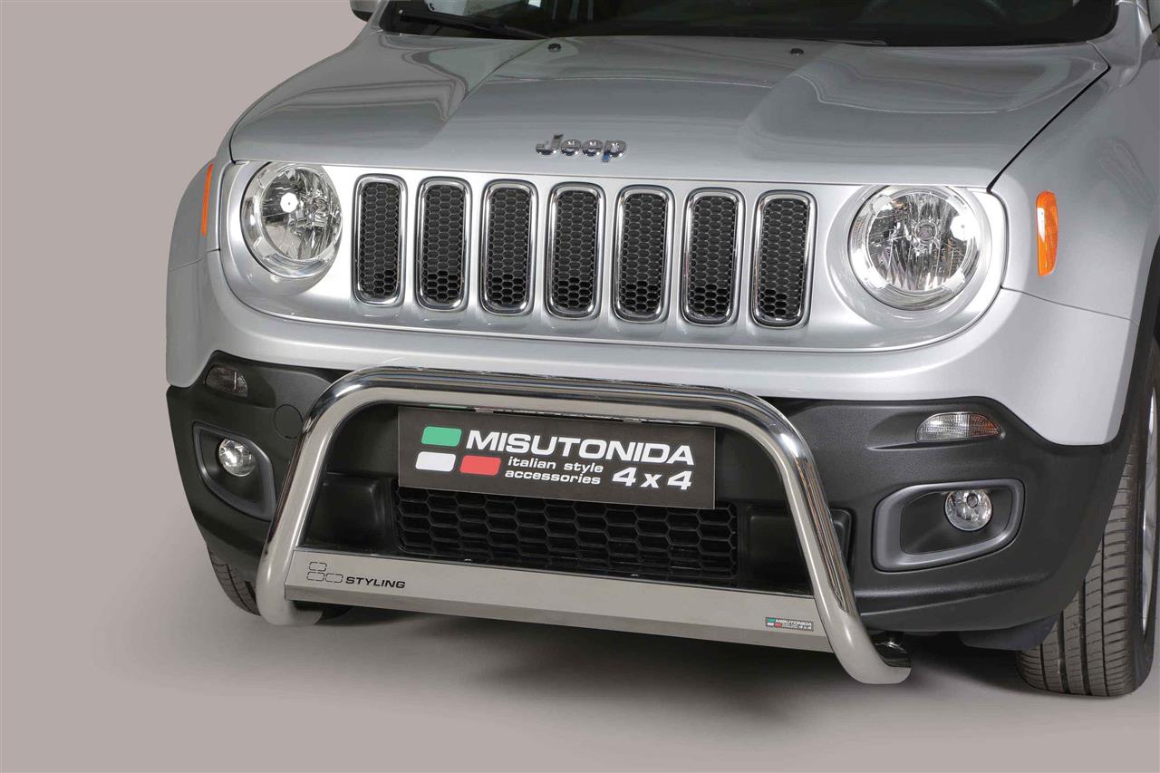 MEDIUM BAR INOX Ø 63 JEEP RENEGADE 2014+ CE