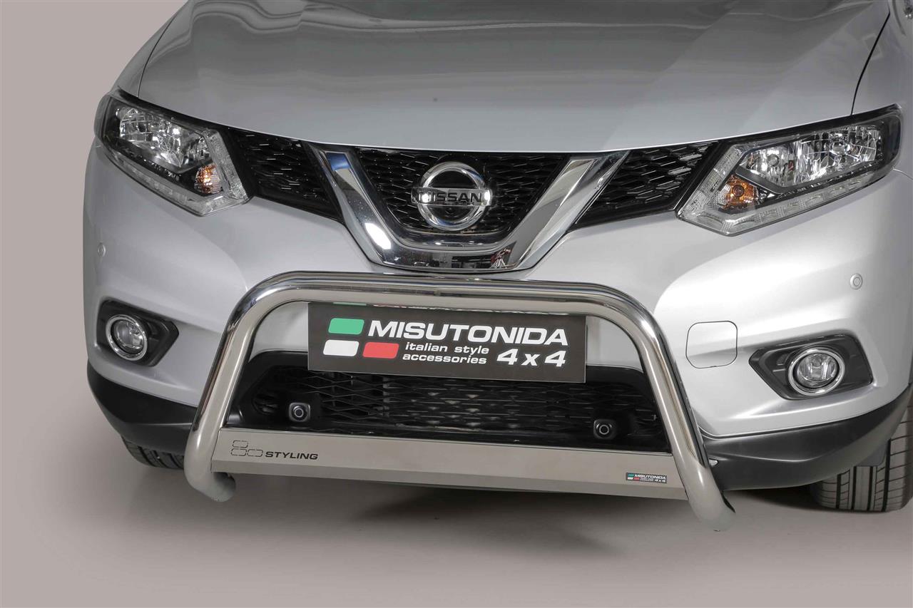MEDIUM BAR INOX Ø 63 NISSAN XTRAIL 2015+ CE