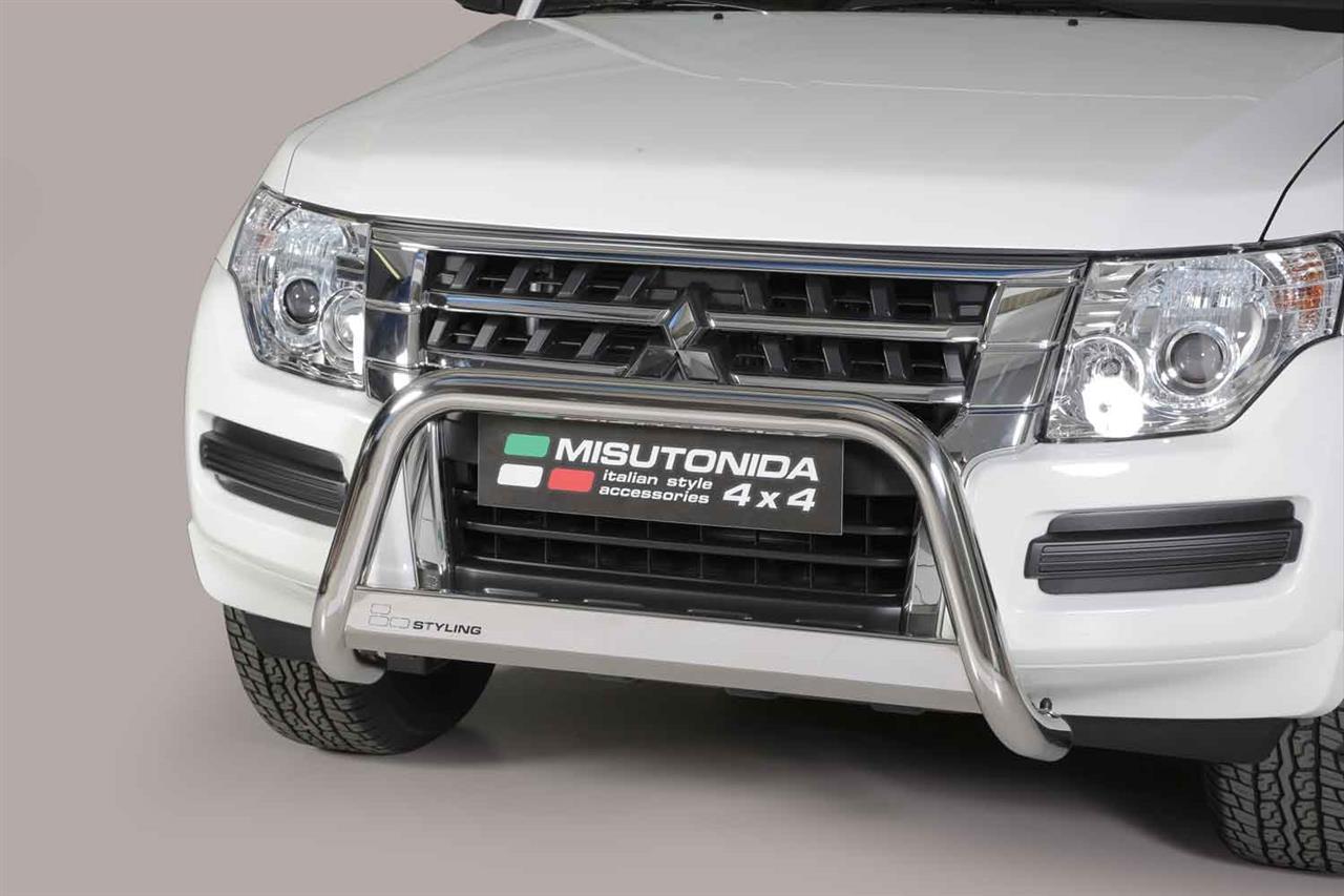 MEDIUM BAR INOX Ø 63 MITSUBISHI PAJERO 2015+ CE