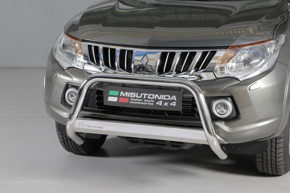 MEDIUM BAR INOX Ø 63 MITSUBISHI L200 2016/2019 CE