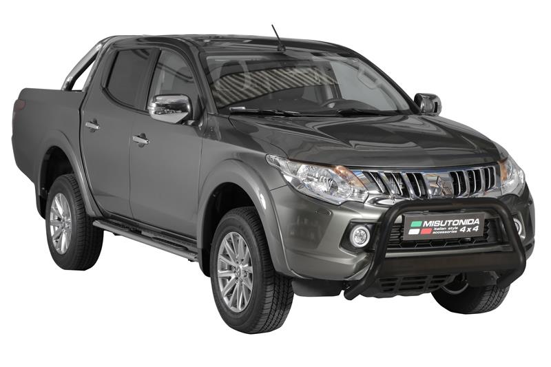 MEDIUM BAR INOX THERMOLAQUE NOIR Ø 63 MITSUBISHI L200 2016/2019 CE