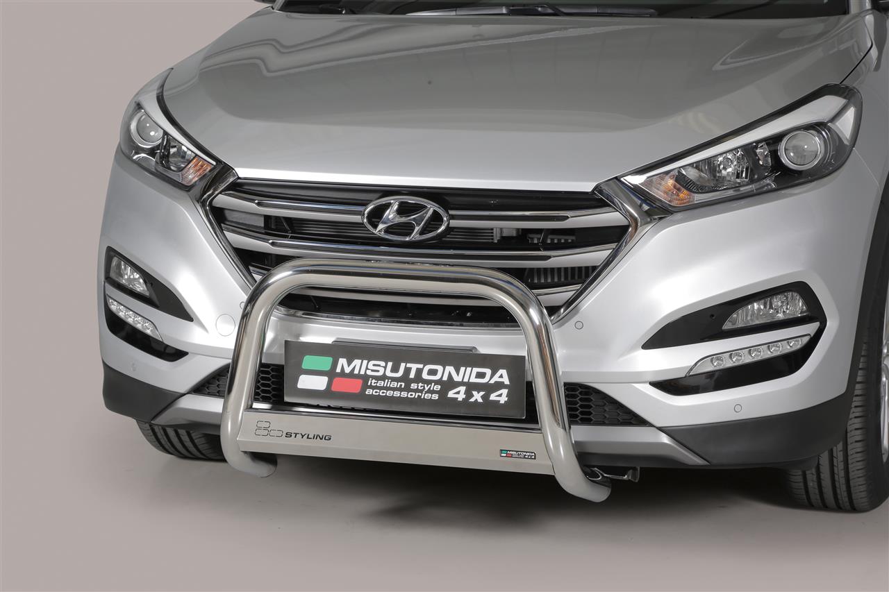 MEDIUM BAR INOX Ø 63 HYUNDAI TUCSON 2015+ CE