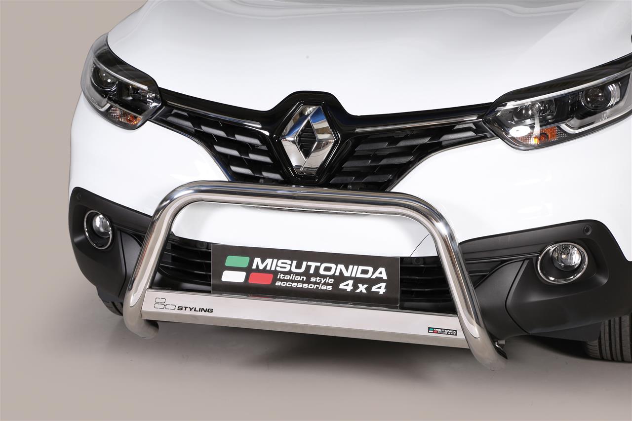 MEDIUM BAR INOX Ø 63 RENAULT KADJAR 2015/2018 CE NON COMPATIBLE RADARS