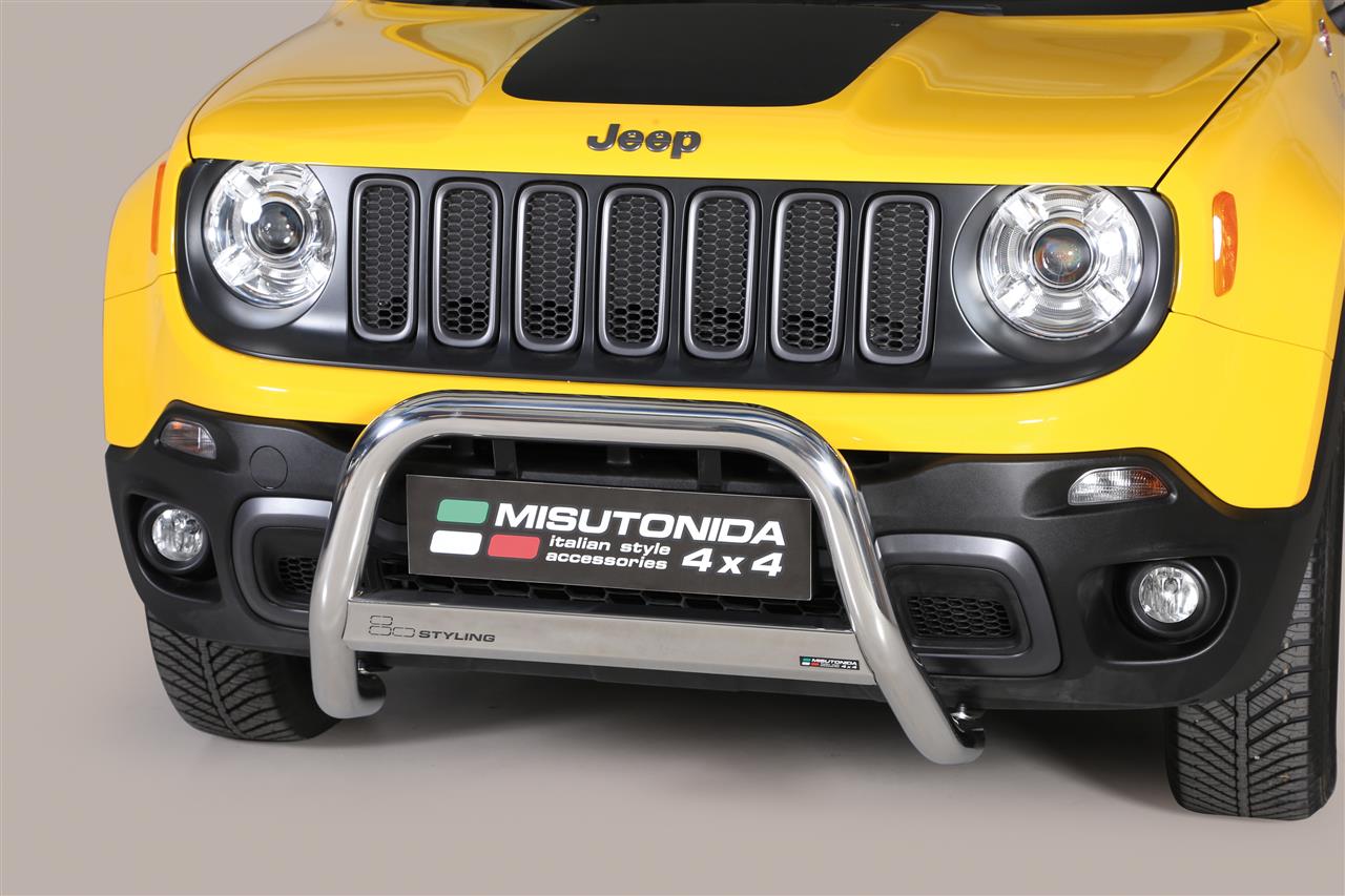 MEDIUM BAR INOX Ø 63 JEEP RENEGADE TRAILHAWK 2014+ CE