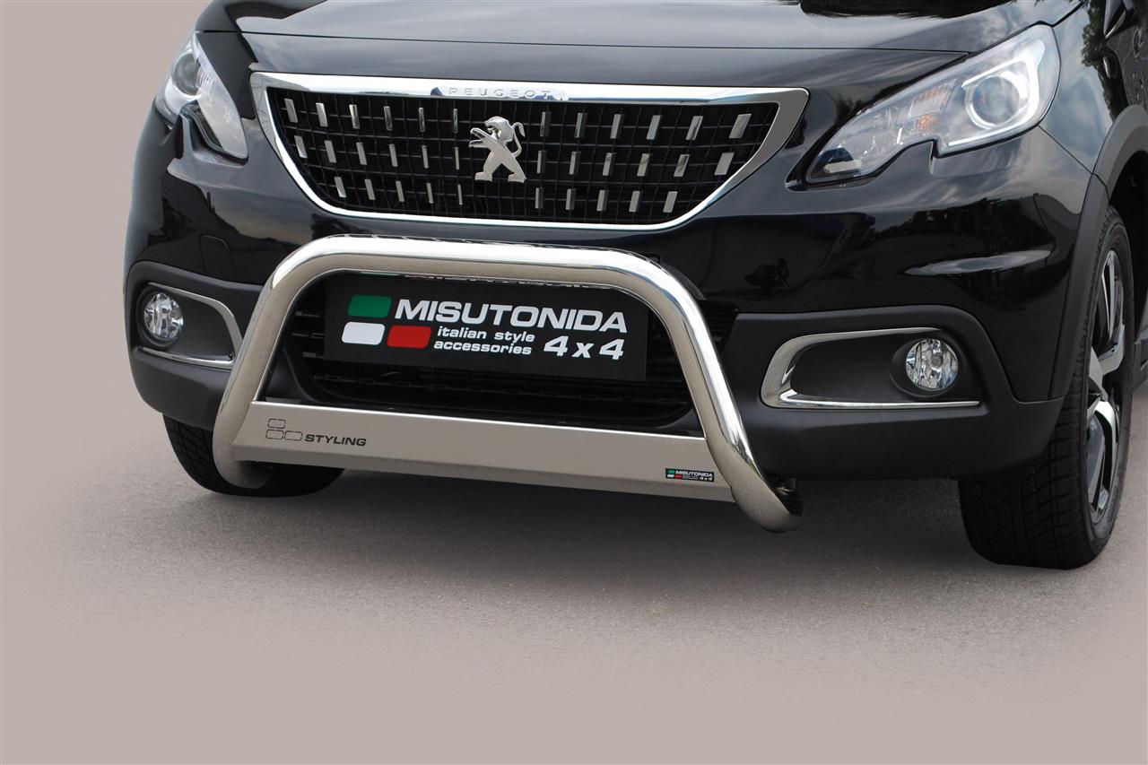  MEDIUM BAR INOX Ø 63 PEUGEOT 2008 2016+ CE
