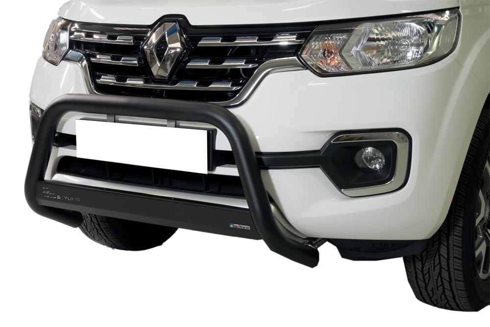 MEDIUM BAR INOX Ø 63 RENAULT ALASKAN 2017+ CE THERMOLAQUE NOIR