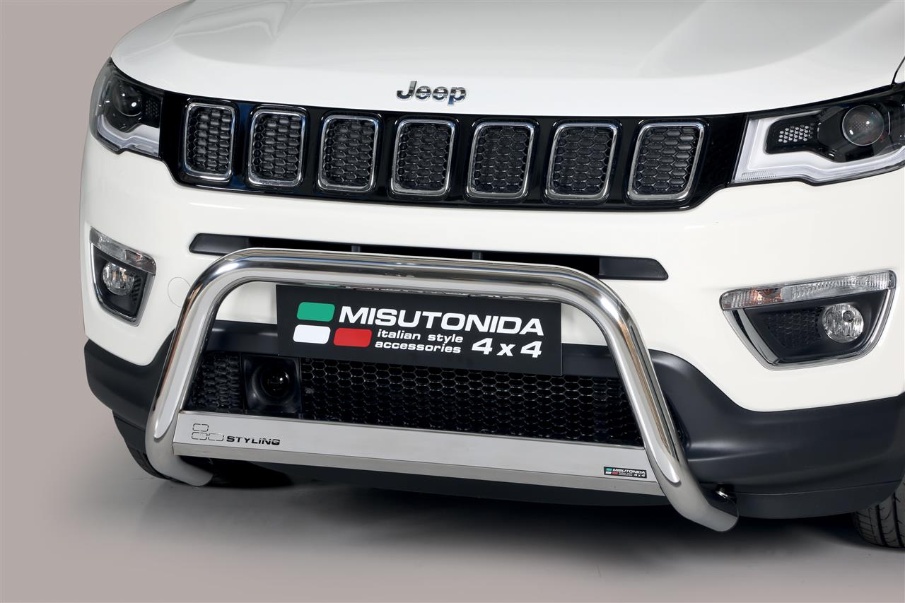 MEDIUM BAR INOX Ø 63 JEEP COMPASS 2017+ CE