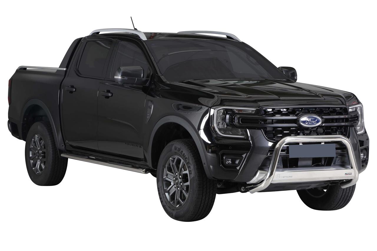 MEDIUM BAR INOX Ø 63 FORD RANGER 2023+ (Sauf Raptor)