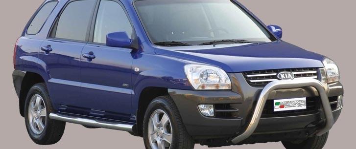 SUPER BAR INOX Ø 76 KIA SPORTAGE 2004/2008 CE