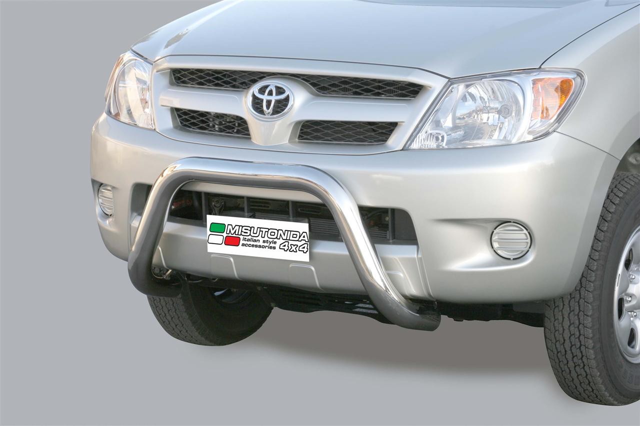 SUPER BAR INOX Ø 76 TOYOTA VIGO/HILUX 2006/2011 CE