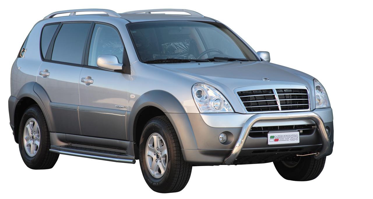 SUPER BAR INOX Ø 76 SSANGYONG REXTON II 2007+ CE