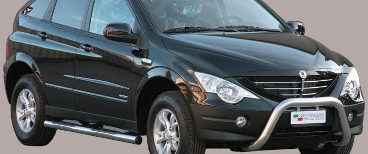 SUPER BAR INOX Ø 76 SSANGYONG ACTYON 2006+ CE
