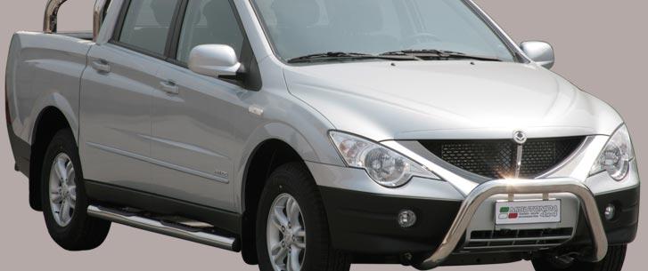 SUPER BAR INOX Ø 76 SSANGYONG ACTYON SPORT 2006+ CE