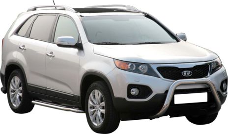 SUPER BAR INOX Ø 76 KIA SORENTO 2010/2012 CE
