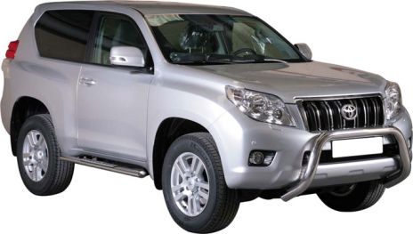 SUPER BAR INOX Ø 76 TOYOTA LC150 2014+ CE 