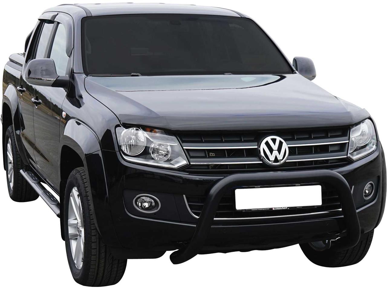  SUPER BAR INOX Ø 76 VOLKSWAGEN AMAROK 2010+ CE THERMOLAQUE NOIR 