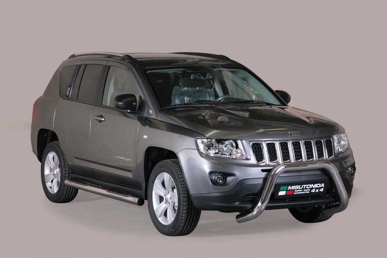SUPER BAR INOX Ø 76 JEEP COMPASS 2011/2017 CE