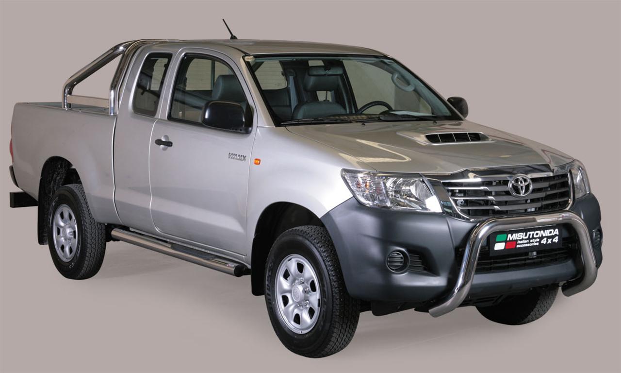 SUPER BAR INOX Ø 76 TOYOTA VIGO/HILUX 2012/2015 CE