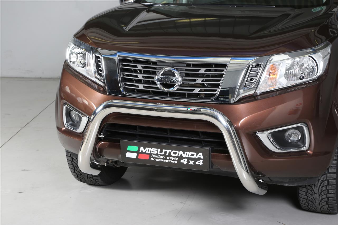 SUPER BAR INOX Ø 76 NISSAN NAVARA NP300 2016+ CE