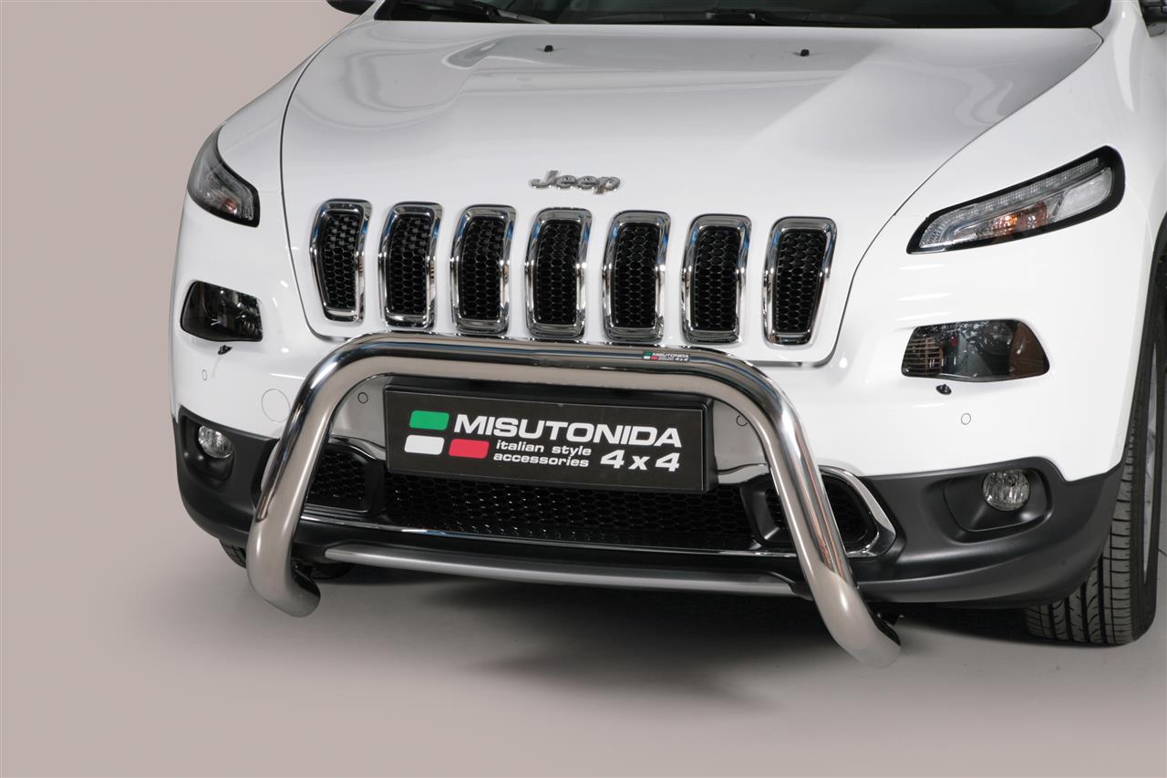SUPER BAR INOX Ø 76 JEEP CHEROKEE 2014+ CE