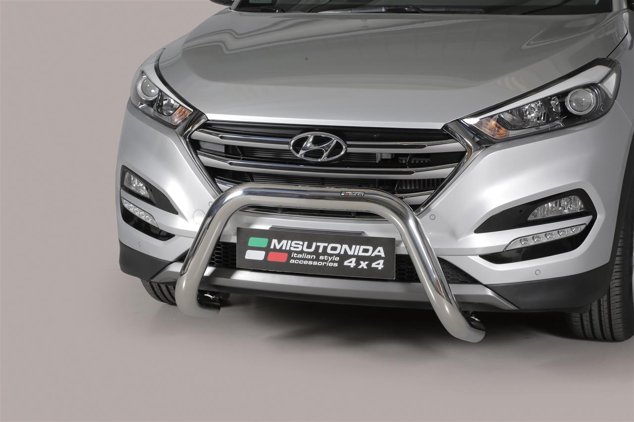 SUPER BAR INOX Ø 76 HYUNDAI TUCSON 2015+ CE
